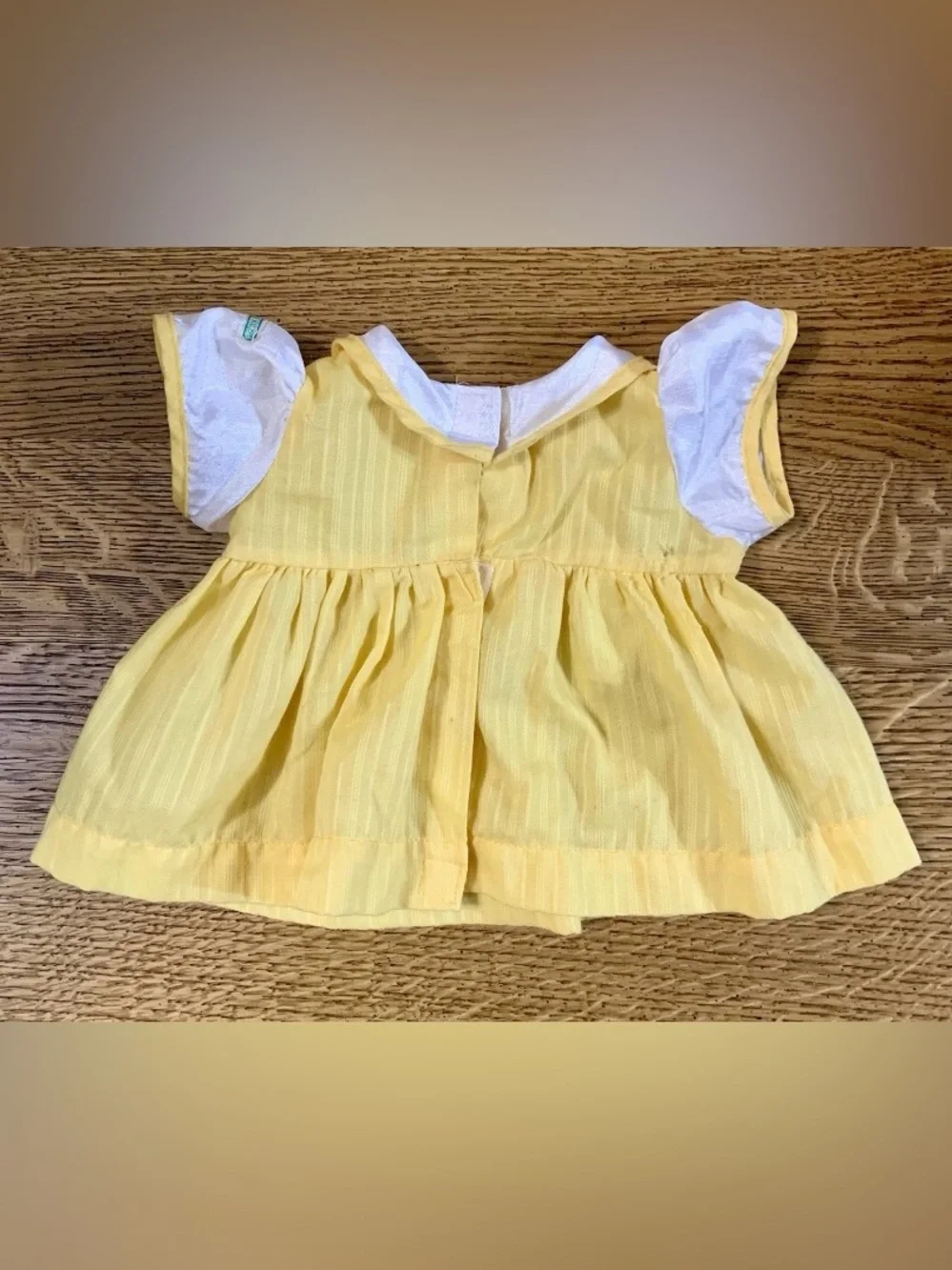 Vintage Cabbage Patch Kids Doll Rare HTF Yellow Logo Dress OK Factory